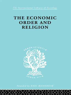 cover image of The Economic Order and Religion